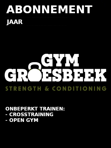 Crosstraining - Jaar abonnement